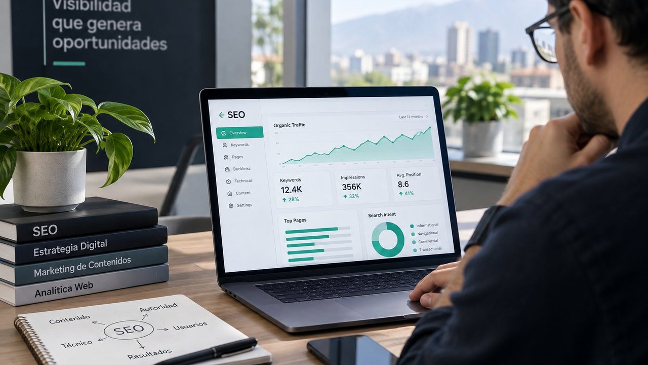 Escena conceptual sobre Filtros de ecommerce y SEO: cómo evitar miles de URLs innecesarias